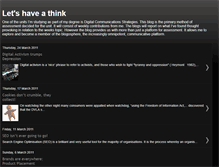 Tablet Screenshot of haveathinkluke.blogspot.com