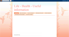 Desktop Screenshot of for--health.blogspot.com