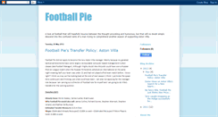 Desktop Screenshot of footballpie.blogspot.com