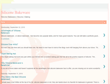 Tablet Screenshot of cookingwithsiliconebakeware.blogspot.com