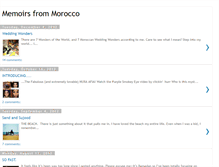 Tablet Screenshot of memoirsfrommorocco.blogspot.com