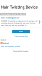 Mobile Screenshot of hairtwistingdevice.blogspot.com