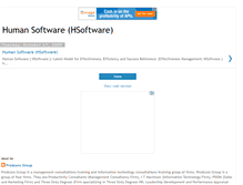 Tablet Screenshot of human-software-hsoftware.blogspot.com