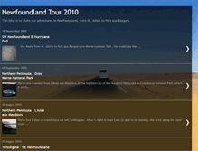 Tablet Screenshot of newfoundlandtour-2010.blogspot.com