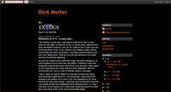 Desktop Screenshot of exodusdarkmatter.blogspot.com