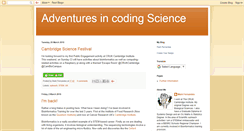 Desktop Screenshot of codingscience.blogspot.com