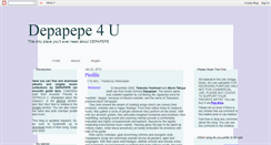 Desktop Screenshot of depapepe4u.blogspot.com