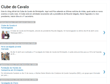 Tablet Screenshot of clubedocavalo.blogspot.com