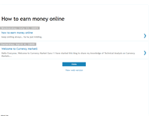 Tablet Screenshot of currencymarketguru.blogspot.com