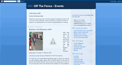 Desktop Screenshot of offthefenceevents.blogspot.com