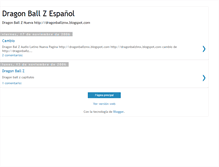 Tablet Screenshot of dragonballzepisodiosz.blogspot.com
