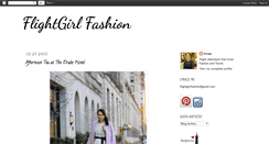 Desktop Screenshot of flightgirlfashion.blogspot.com