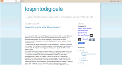 Desktop Screenshot of lospiritodigioele.blogspot.com