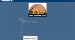 Desktop Screenshot of defensadelpaisaje.blogspot.com