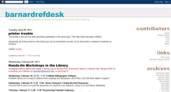 Desktop Screenshot of barnardrefdesk.blogspot.com