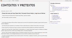 Desktop Screenshot of contextosypretextos.blogspot.com