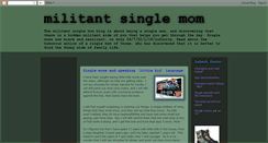 Desktop Screenshot of militantsinglemom.blogspot.com