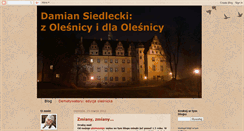 Desktop Screenshot of damiansiedlecki.blogspot.com