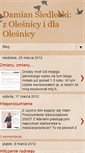 Mobile Screenshot of damiansiedlecki.blogspot.com