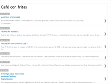 Tablet Screenshot of cafeconfritas.blogspot.com
