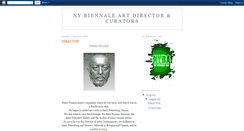 Desktop Screenshot of nybiennaleart-director-curator.blogspot.com