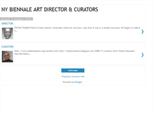 Tablet Screenshot of nybiennaleart-director-curator.blogspot.com