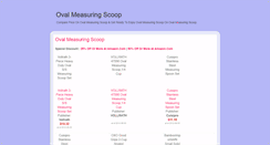 Desktop Screenshot of ovalmeasuringscoopz.blogspot.com