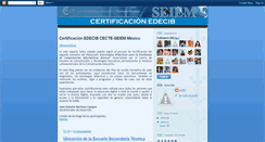 Desktop Screenshot of certificacion-edecib.blogspot.com