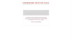 Desktop Screenshot of cookwaresetssale.blogspot.com