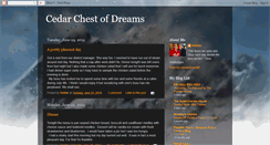 Desktop Screenshot of cedarchestofdreams.blogspot.com