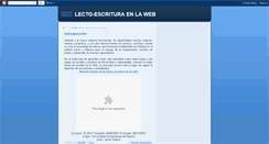 Desktop Screenshot of lecto-escritura-web.blogspot.com