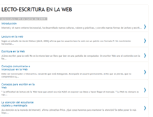 Tablet Screenshot of lecto-escritura-web.blogspot.com