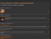 Tablet Screenshot of grupoespiritacristaoleopoldomachado.blogspot.com