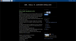 Desktop Screenshot of mrhallsjuniorenglish.blogspot.com