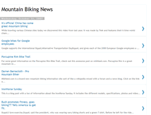 Tablet Screenshot of mountainbikingnews.blogspot.com