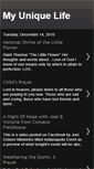 Mobile Screenshot of myuniquelife-myuniquelife.blogspot.com