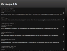 Tablet Screenshot of myuniquelife-myuniquelife.blogspot.com