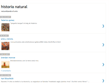 Tablet Screenshot of historia-natural.blogspot.com