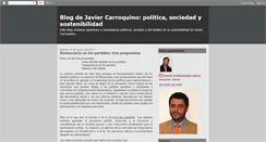 Desktop Screenshot of javiercarroquino.blogspot.com