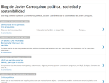 Tablet Screenshot of javiercarroquino.blogspot.com