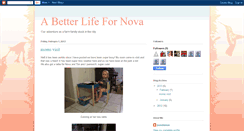 Desktop Screenshot of abetterlifefornova.blogspot.com