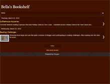 Tablet Screenshot of bellagiallosbookshelf.blogspot.com