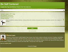 Tablet Screenshot of beselfcentered.blogspot.com