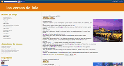 Desktop Screenshot of losversosdelola.blogspot.com