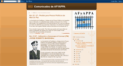 Desktop Screenshot of comunicadosafyappa.blogspot.com