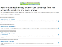 Tablet Screenshot of earnonline-trustedreviews.blogspot.com