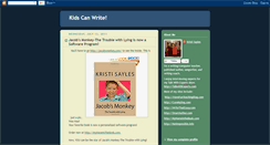 Desktop Screenshot of mykidscanwrite.blogspot.com