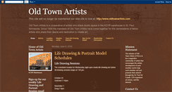 Desktop Screenshot of oldtownartists.blogspot.com