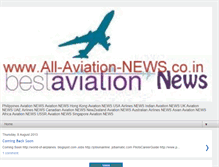 Tablet Screenshot of best-aviation-news.blogspot.com