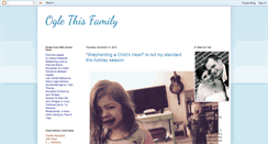 Desktop Screenshot of oglethisfamily.blogspot.com